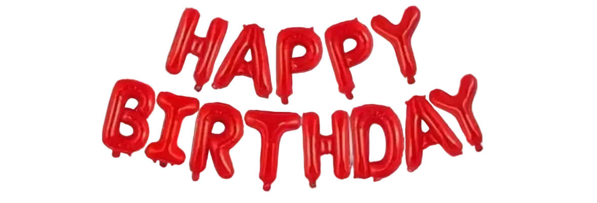 Happy birthday ballong